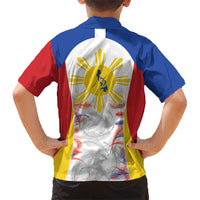 Philippines Flag Day Kid Hawaiian Shirt Filipino Feather Pattern LT9 - Polynesian Pride