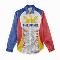 Philippines Flag Day Women Casual Shirt Filipino Feather Pattern LT9 - Polynesian Pride