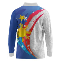 Philippines Flag Day Long Sleeve Polo Shirt Filipino Pride Shines Bright On Flag Day LT9 - Polynesian Pride