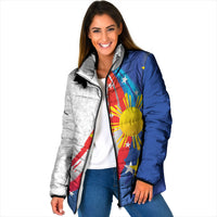 Philippines Flag Day Padded Jacket Filipino Pride Shines Bright On Flag Day LT9 Women White - Polynesian Pride