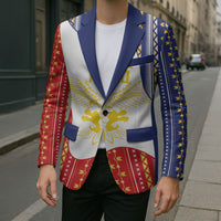 Philippines Flag Day Blazer Filipino Traditional Igorot Tribal Pattern LT9 - Polynesian Pride
