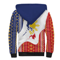 Philippines Flag Day Sherpa Hoodie Filipino Traditional Igorot Tribal Pattern LT9 - Polynesian Pride