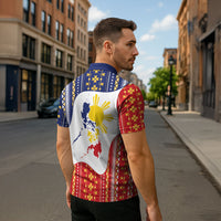 Philippines Flag Day Zipper Polo Shirt Filipino Traditional Igorot Tribal Pattern LT9 - Polynesian Pride