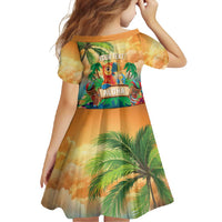 5 Oclock Somewhere Personalized Family Matching Off Shoulder Maxi Dress and Hawaiian Shirt Hawaii Parrots Plumeria Summer Vibe - Polynesian Pride