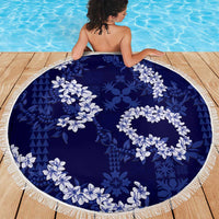 Mokihana Maile and Ilima Leis Beach Blanket Uliuli Hawaiian Tapa Quilt Pattern - Polynesian Pride