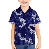 Mokihana Maile and Ilima Leis Family Matching Off Shoulder Maxi Dress and Hawaiian Shirt Uliuli Hawaiian Tapa Quilt Pattern - Polynesian Pride