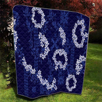 Mokihana Maile and Ilima Leis Quilt Uliuli Hawaiian Tapa Quilt Pattern - Polynesian Pride