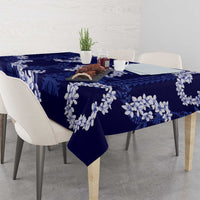 Mokihana Maile and Ilima Leis Tablecloth Uliuli Hawaiian Tapa Quilt Pattern - Polynesian Pride