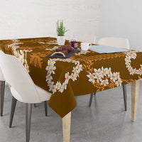 Mokihana Maile and Ilima Leis Tablecloth Alani Hawaiian Tapa Quilt Pattern - Polynesian Pride