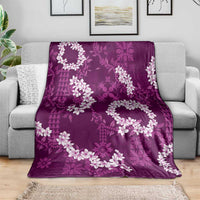 Mokihana Maile and Ilima Leis Blanket Akala Hawaiian Tapa Quilt Pattern - Polynesian Pride