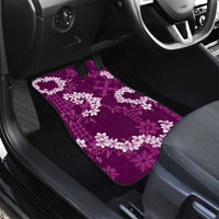 Mokihana Maile and Ilima Leis Car Mats Akala Hawaiian Tapa Quilt Pattern - Polynesian Pride