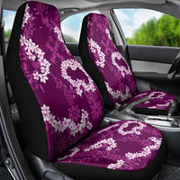 Mokihana Maile and Ilima Leis Car Seat Cover Akala Hawaiian Tapa Quilt Pattern - Polynesian Pride