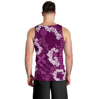 Mokihana Maile and Ilima Leis Men Tank Top Akala Hawaiian Tapa Quilt Pattern - Polynesian Pride