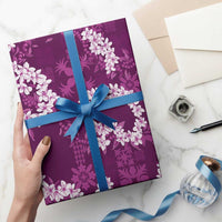 Mokihana Maile and Ilima Leis Wrapping Paper Akala Hawaiian Tapa Quilt Pattern - Polynesian Pride