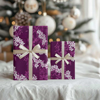 Mokihana Maile and Ilima Leis Wrapping Paper Akala Hawaiian Tapa Quilt Pattern - Polynesian Pride