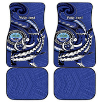 Personalized FSM 1986 Independence Day Car Mats Polynesian Shark Tattoo Style