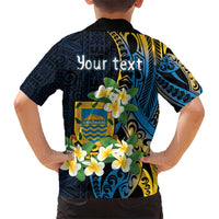 Personalised Tuvalu Beautiful Plumeria Flower Hawaiian Shirt LT9 - Polynesian Pride