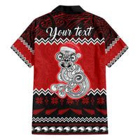 Personalised New Zealand Christmas Hawaiian Shirt Maori Tiki Meri Kirihimete LT9 - Polynesian Pride