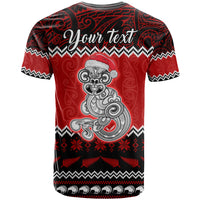 Personalised New Zealand Christmas T Shirt Maori Tiki Meri Kirihimete LT9 - Polynesian Pride