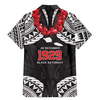 Samoa Black Saturday Family Matching Mermaid Dress and Hawaiian Shirt Samoa mo Samoa with Black Ula Fala