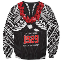 Samoa Black Saturday Sweatshirt Samoa mo Samoa with Black Ula Fala