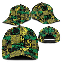 Cook Islands Mere Kiritimiti Classic Cap Pacific Patchwork Xmas Vibes - Polynesian Pride