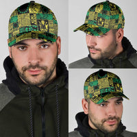 Cook Islands Mere Kiritimiti Classic Cap Pacific Patchwork Xmas Vibes LT9 - Polynesian Pride