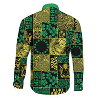 Cook Islands Mere Kiritimiti Family Matching Puletasi and Hawaiian Shirt Pacific Patchwork Xmas Vibes LT9 - Polynesian Pride