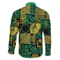 Cook Islands Mere Kiritimiti Family Matching Tank Maxi Dress and Hawaiian Shirt Pacific Patchwork Xmas Vibes LT9 - Polynesian Pride
