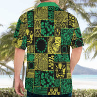 Cook Islands Mere Kiritimiti Hawaiian Shirt Pacific Patchwork Xmas Vibes - Polynesian Pride