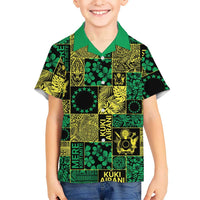 Cook Islands Mere Kiritimiti Hawaiian Shirt Pacific Patchwork Xmas Vibes LT9 - Polynesian Pride