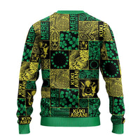 Cook Islands Mere Kiritimiti Ugly Christmas Sweater Pacific Patchwork Xmas Vibes - Polynesian Pride