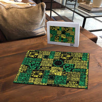 Cook Islands Mere Kiritimiti Puzzle Pacific Patchwork Xmas Vibes - Polynesian Pride