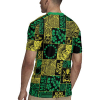 Cook Islands Mere Kiritimiti Rugby Jersey Pacific Patchwork Xmas Vibes LT9 - Polynesian Pride