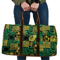 Cook Islands Mere Kiritimiti Travel Bag Pacific Patchwork Xmas Vibes - Polynesian Pride