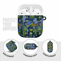 Solomon Islands Meri Kirihimete AirPods Case Pacific Patchwork Xmas Vibes LT9 - Polynesian Pride