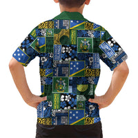 Solomon Islands Meri Kirihimete Family Matching Mermaid Dress and Hawaiian Shirt Pacific Patchwork Xmas Vibes - Polynesian Pride