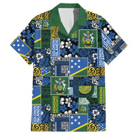 Solomon Islands Meri Kirihimete Family Matching Mermaid Dress and Hawaiian Shirt Pacific Patchwork Xmas Vibes - Polynesian Pride