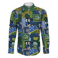 Solomon Islands Meri Kirihimete Family Matching Summer Maxi Dress and Hawaiian Shirt Pacific Patchwork Xmas Vibes - Polynesian Pride