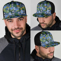 Solomon Islands Meri Kirihimete Mesh Trucker Cap Pacific Patchwork Xmas Vibes LT9 - Polynesian Pride