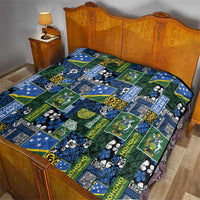 Solomon Islands Meri Kirihimete Quilt Pacific Patchwork Xmas Vibes - Polynesian Pride