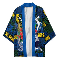Solomon Islands Meri Kirihimete Kimono Funny Santa Riding Shark - Polynesian Pride