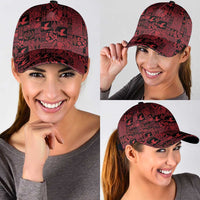 Black Tonga Kilisimasi Fiefia Classic Cap Pacific Patchwork Xmas Vibes LT9 - Polynesian Pride
