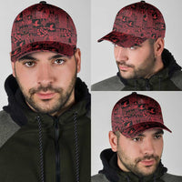 Black Tonga Kilisimasi Fiefia Classic Cap Pacific Patchwork Xmas Vibes LT9 - Polynesian Pride