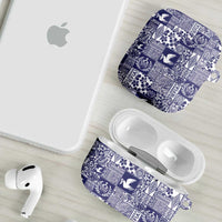 Blue Tonga Kilisimasi Fiefia AirPods Case Pacific Patchwork Xmas Vibes LT9 - Polynesian Pride
