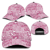 Pink Tonga Kilisimasi Fiefia Classic Cap Pacific Patchwork Xmas Vibes LT9 - Polynesian Pride