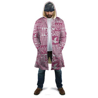 Pink Tonga Kilisimasi Fiefia Cloak Pacific Patchwork Xmas Vibes - Polynesian Pride