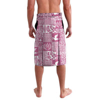 Pink Tonga Kilisimasi Fiefia Lavalava Pacific Patchwork Xmas Vibes - Polynesian Pride