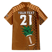 Custom Hawaii Honolulu Bowl Hawaiian Shirt With Kakau Tribal Pattern LT9 - Polynesian Pride