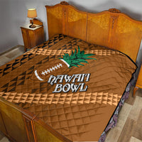 Custom Hawaii Honolulu Bowl Quilt With Kakau Tribal Pattern LT9 - Polynesian Pride